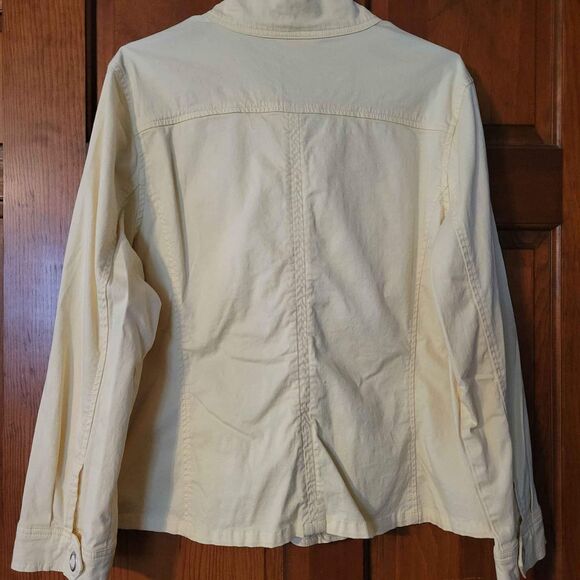 Women's Size X (14) CJ Banks Light Yellow Jacket - Picture 7 of 7